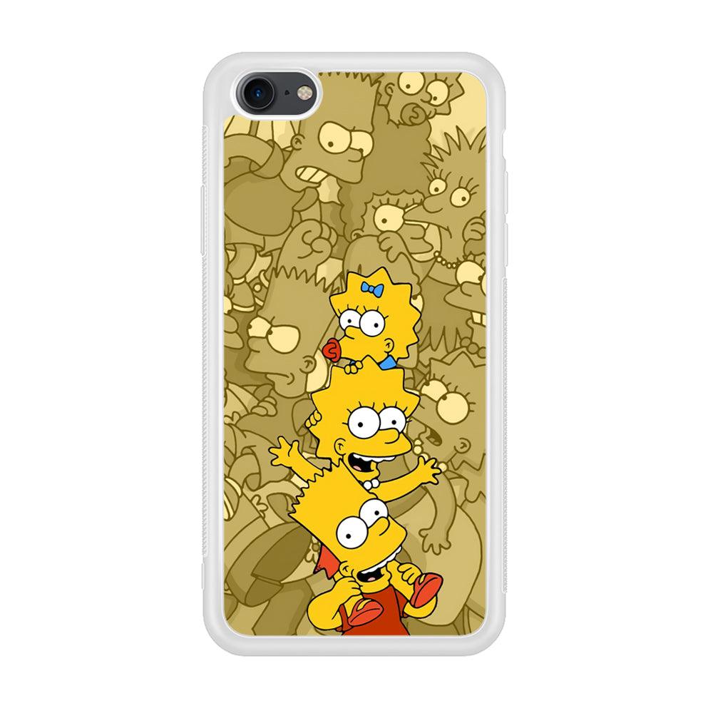 The Simpson Family Warmth iPhone 8 Case-Oxvistore