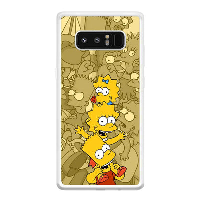 The Simpson Family Warmth Samsung Galaxy Note 8 Case-Oxvistore