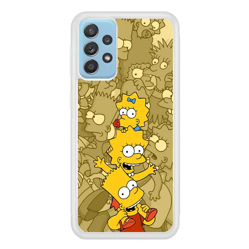 The Simpson Family Warmth Samsung Galaxy A52 Case-Oxvistore