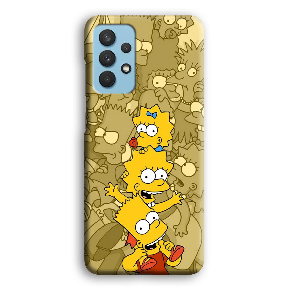 The Simpson Family Warmth Samsung Galaxy A32 Case-Oxvistore