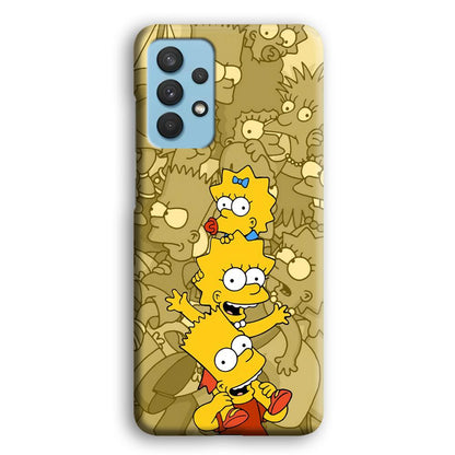 The Simpson Family Warmth Samsung Galaxy A32 Case-Oxvistore