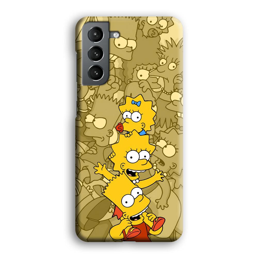 The Simpson Family Warmth Samsung Galaxy S21 Case-Oxvistore