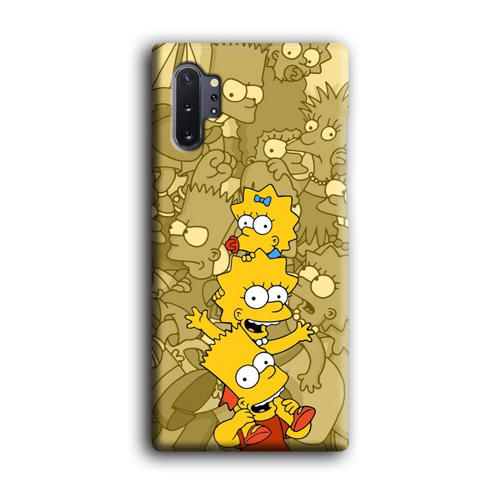 The Simpson Family Warmth Samsung Galaxy Note 10 Plus Case-Oxvistore