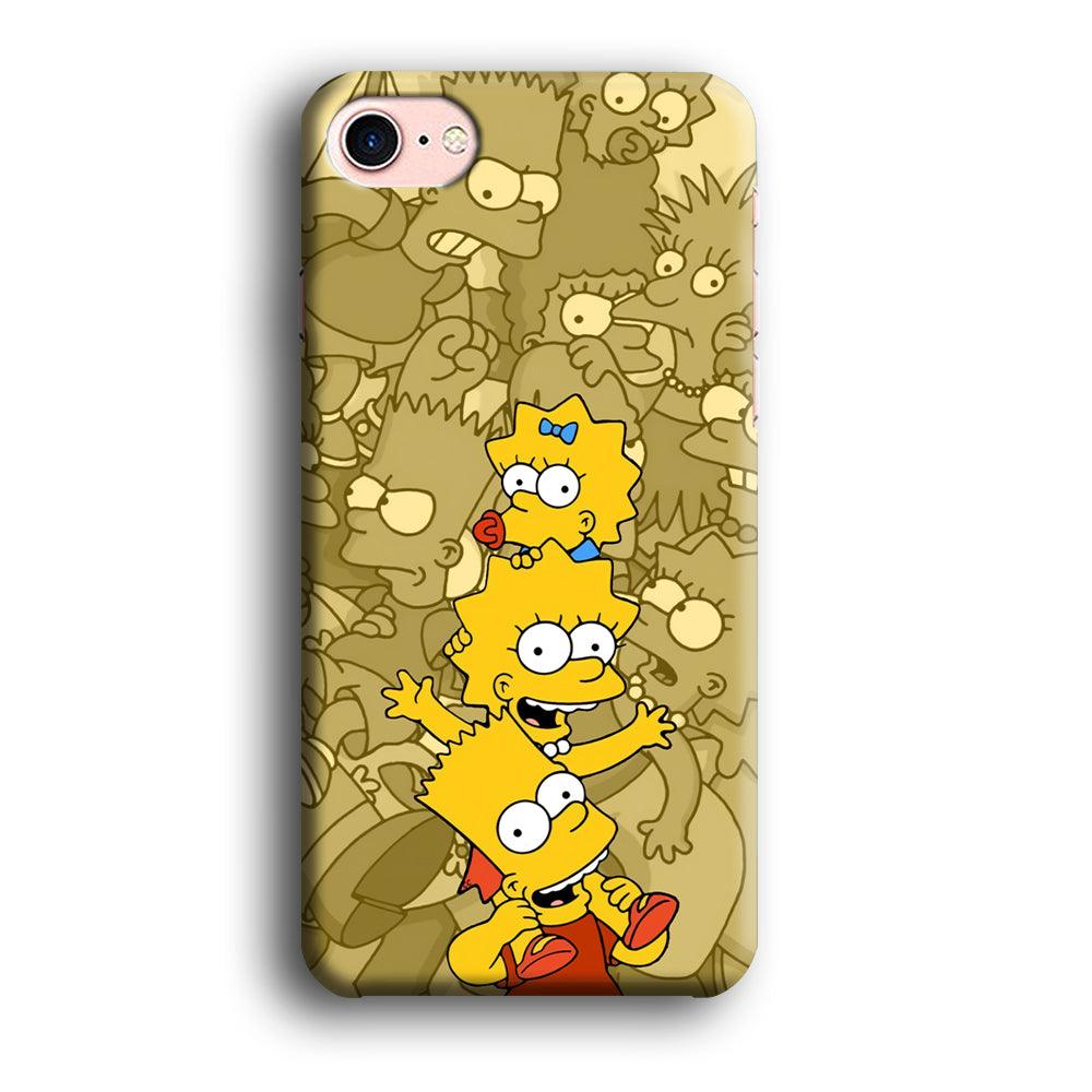 The Simpson Family Warmth iPhone 8 Case-Oxvistore