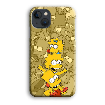 The Simpson Family Warmth iPhone 15 Plus Case-Oxvistore