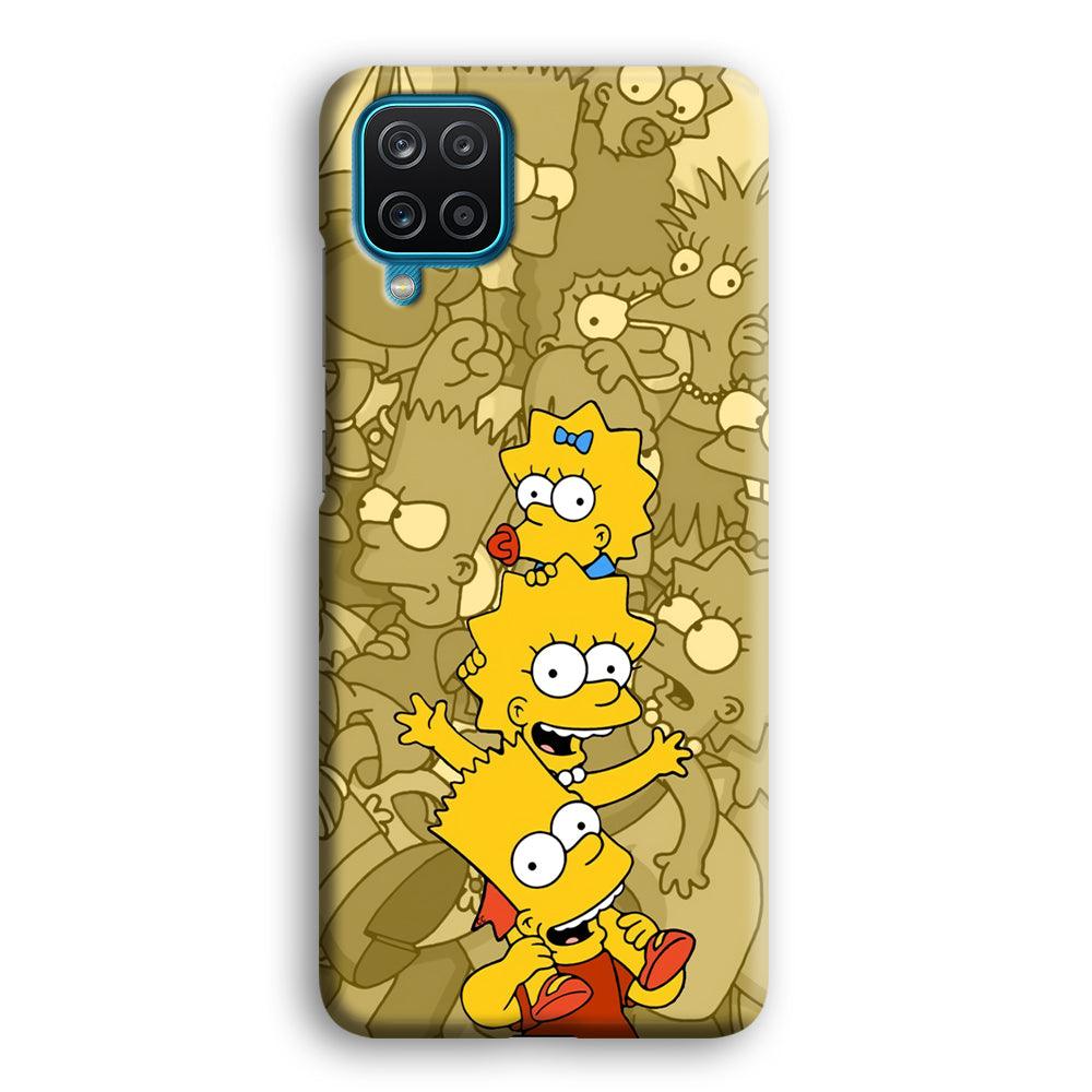 The Simpson Family Warmth Samsung Galaxy A12 Case-Oxvistore