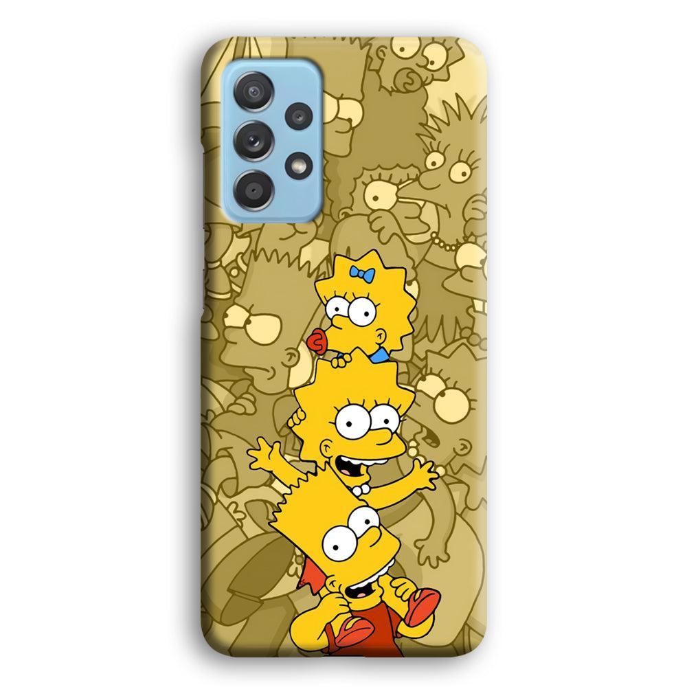 The Simpson Family Warmth Samsung Galaxy A52 Case-Oxvistore