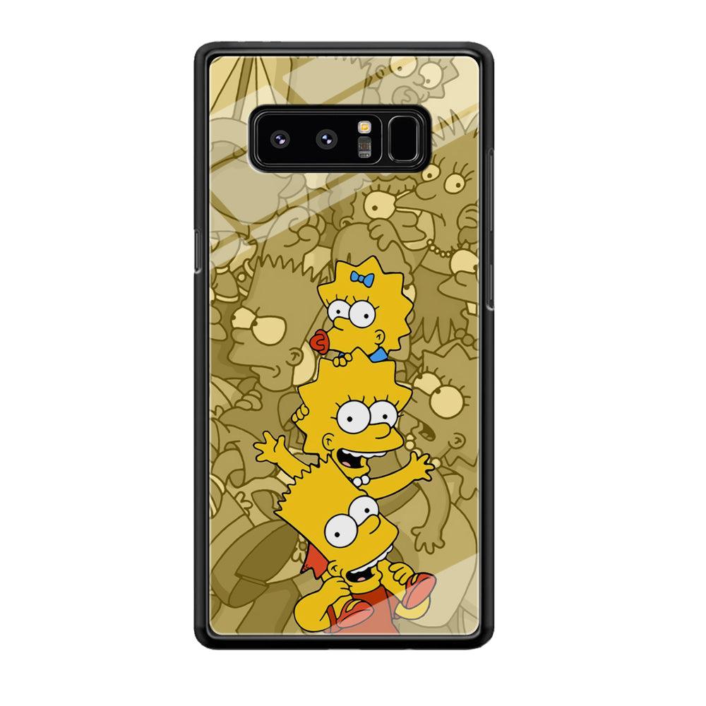 The Simpson Family Warmth Samsung Galaxy Note 8 Case-Oxvistore