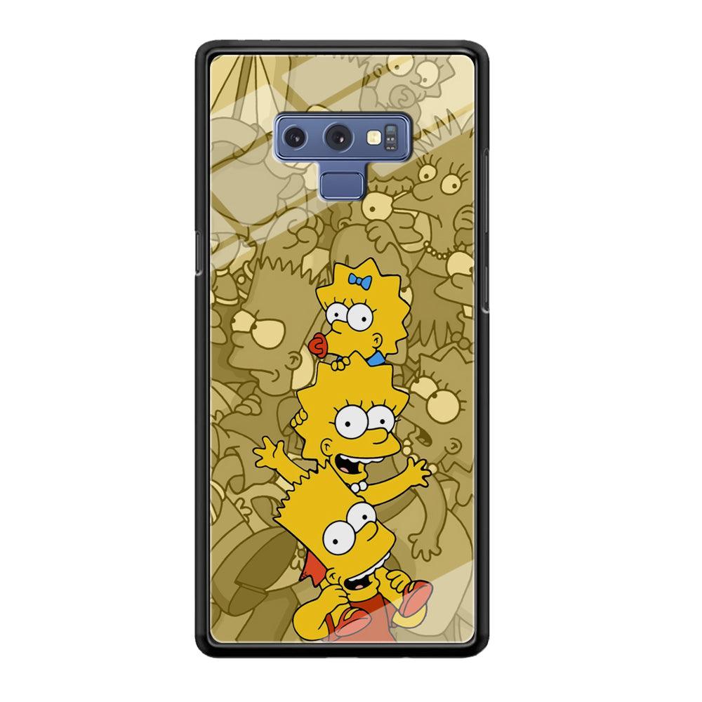 The Simpson Family Warmth Samsung Galaxy Note 9 Case-Oxvistore