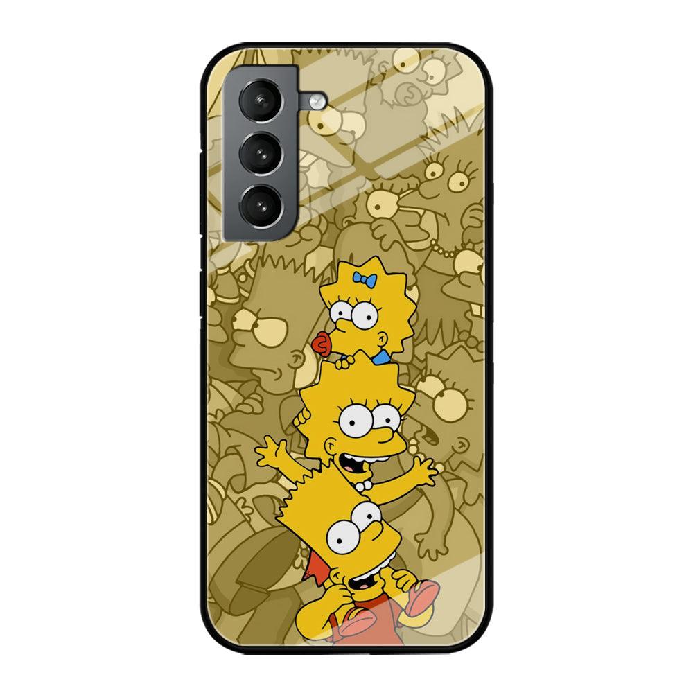 The Simpson Family Warmth Samsung Galaxy S21 Case-Oxvistore