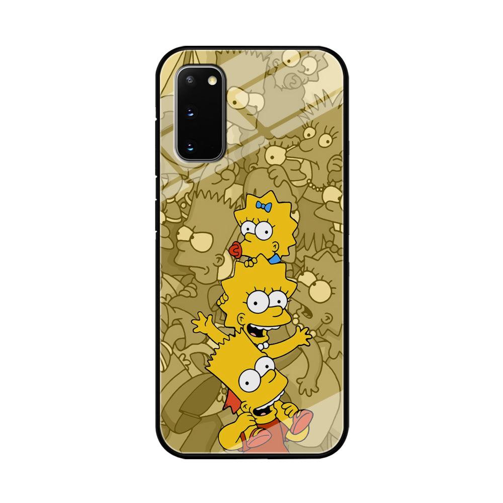 The Simpson Family Warmth Samsung Galaxy S20 Case-Oxvistore