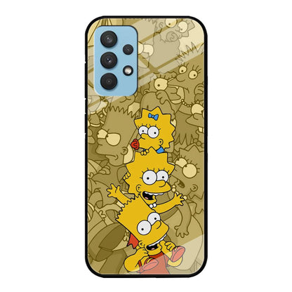 The Simpson Family Warmth Samsung Galaxy A32 Case-Oxvistore