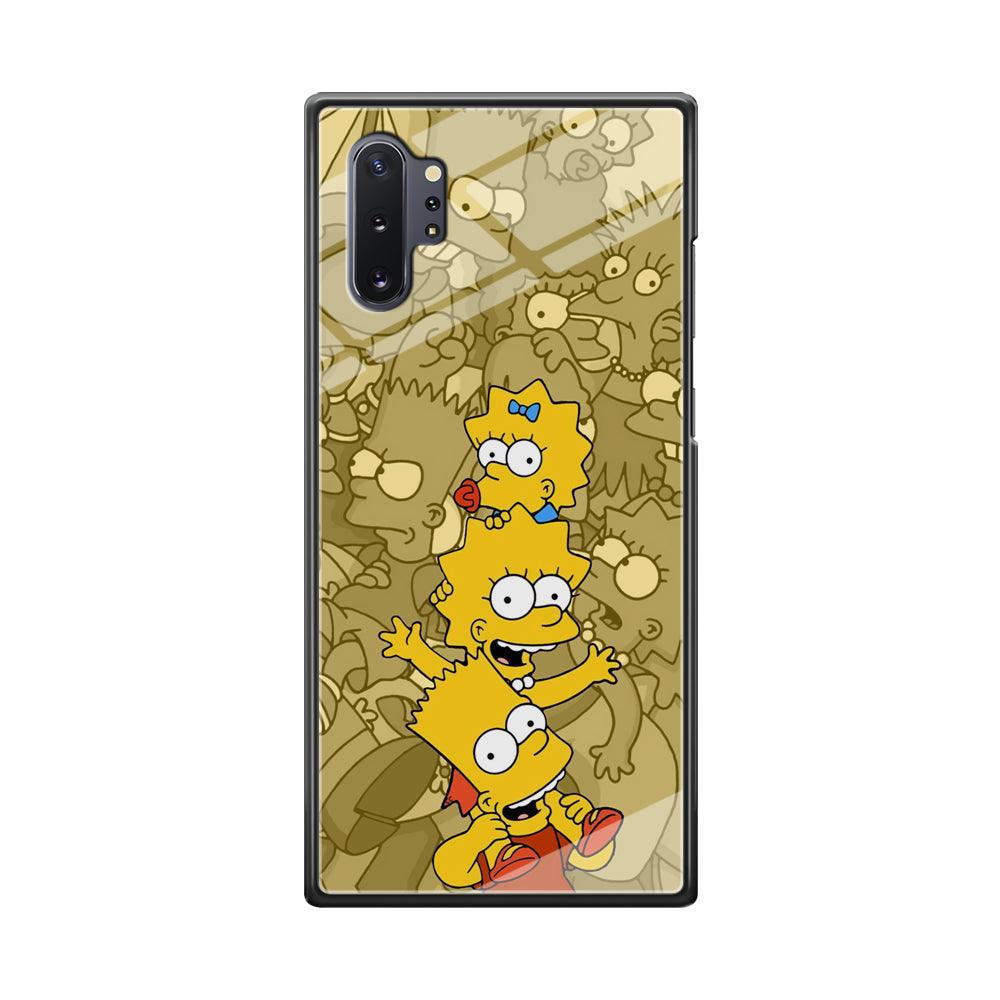 The Simpson Family Warmth Samsung Galaxy Note 10 Plus Case-Oxvistore