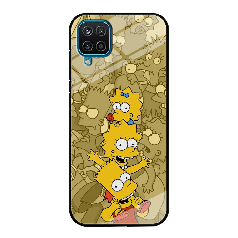 The Simpson Family Warmth Samsung Galaxy A12 Case-Oxvistore