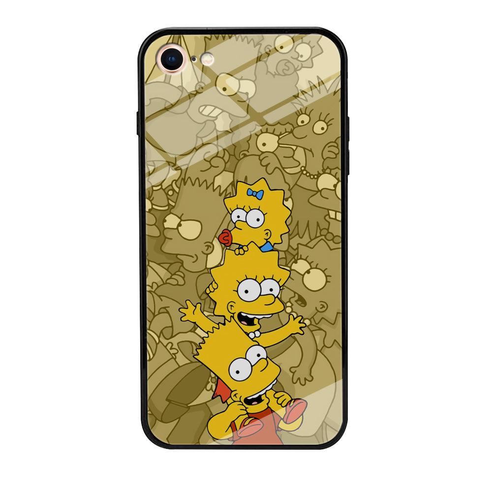 The Simpson Family Warmth iPhone 8 Case-Oxvistore