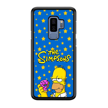 The Simpson Feel Good with Donut Samsung Galaxy S9 Plus Case-Oxvistore