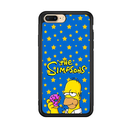 The Simpson Feel Good with Donut iPhone 8 Plus Case-Oxvistore