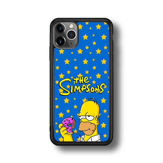 The Simpson Feel Good with Donut iPhone 11 Pro Case-Oxvistore