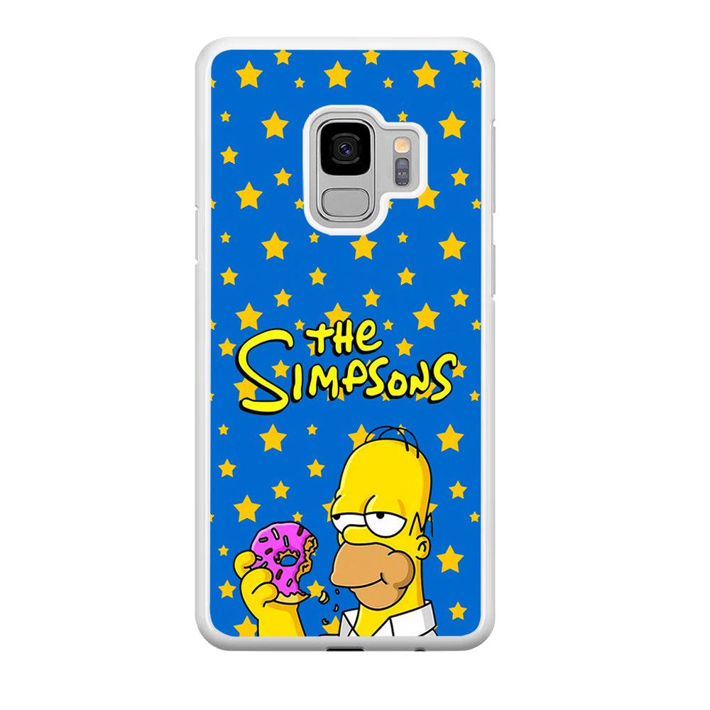 The Simpson Feel Good with Donut Samsung Galaxy S9 Case-Oxvistore