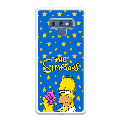 The Simpson Feel Good with Donut Samsung Galaxy Note 9 Case-Oxvistore