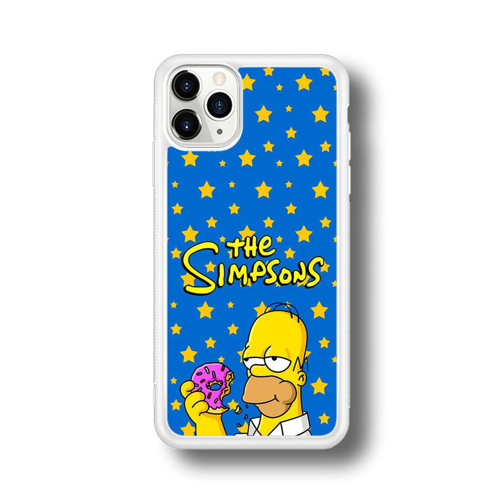 The Simpson Feel Good with Donut iPhone 11 Pro Case-Oxvistore