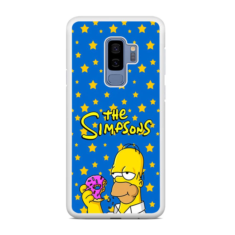 The Simpson Feel Good with Donut Samsung Galaxy S9 Plus Case-Oxvistore