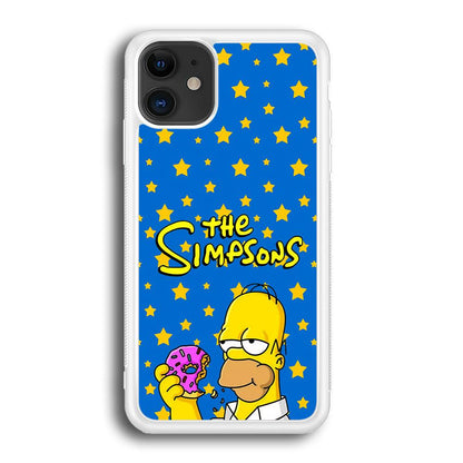 The Simpson Feel Good with Donut iPhone 12 Case-Oxvistore