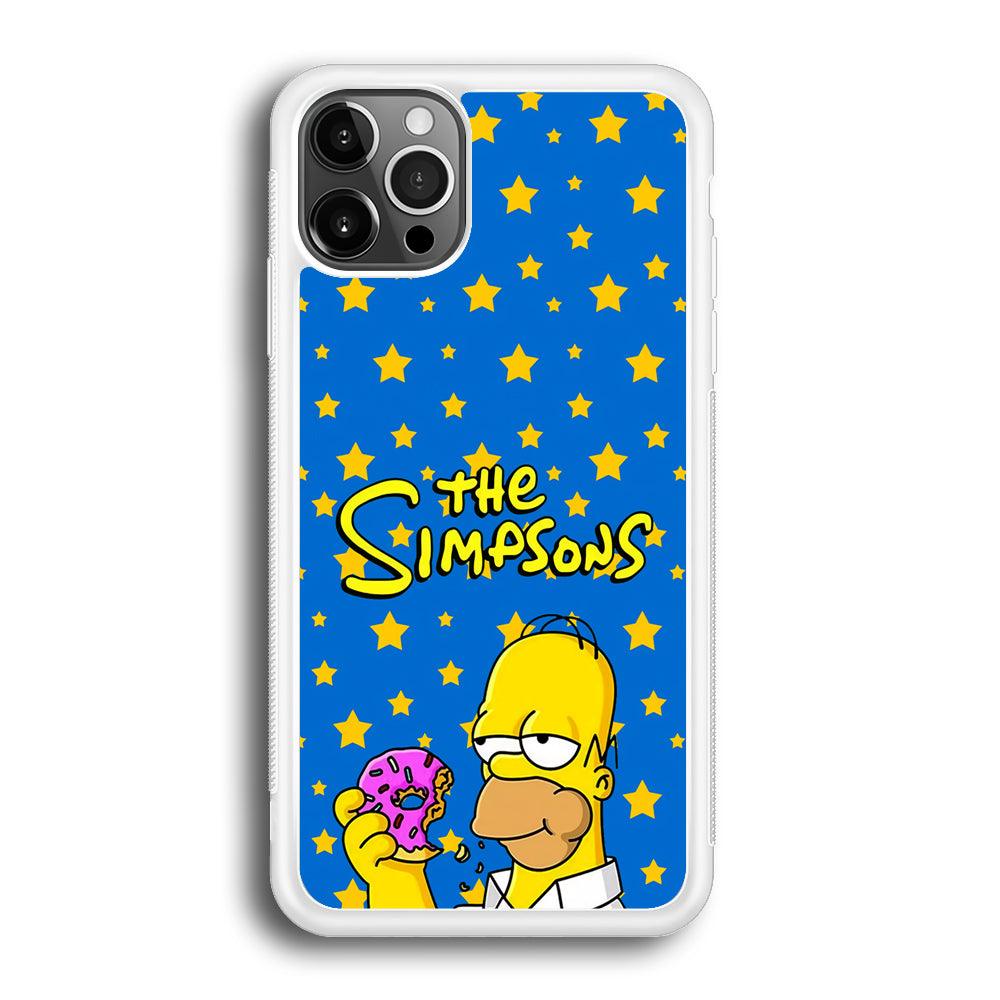 The Simpson Feel Good with Donut iPhone 12 Pro Max Case-Oxvistore