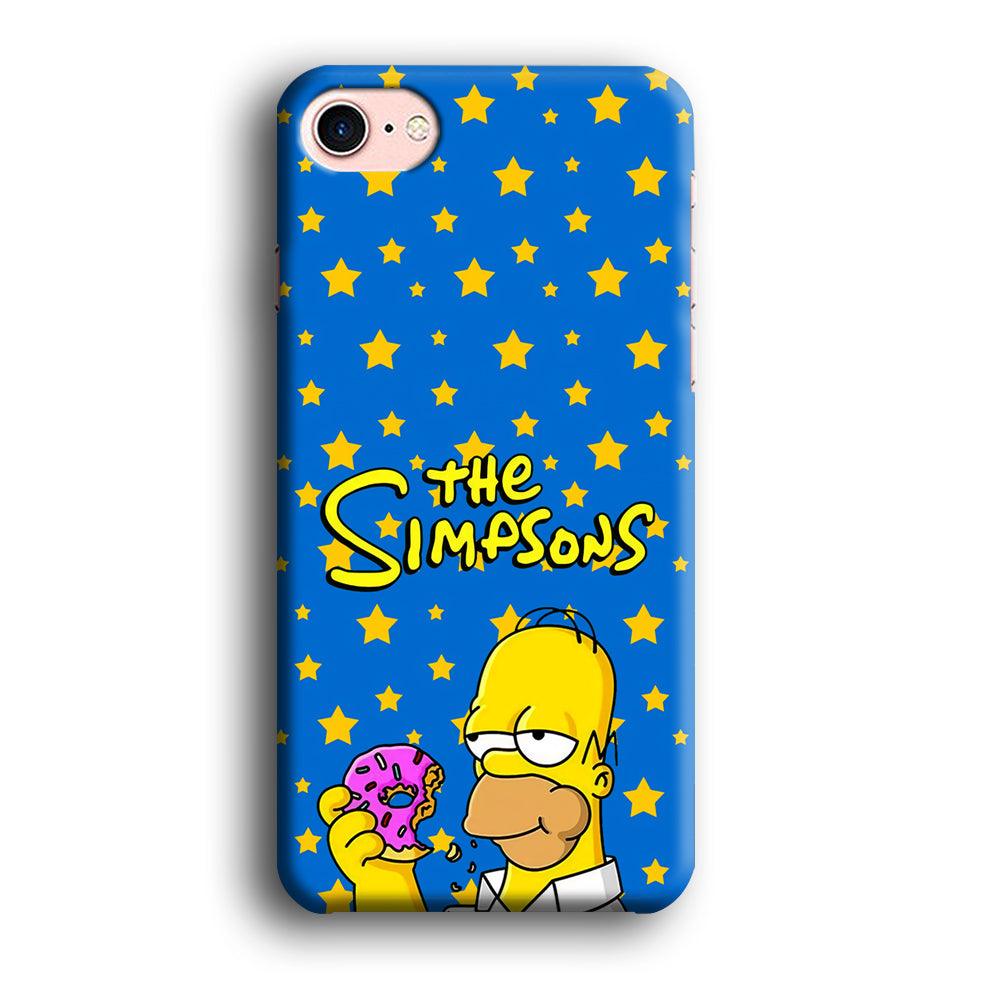 The Simpson Feel Good with Donut iPhone 7 Case-Oxvistore