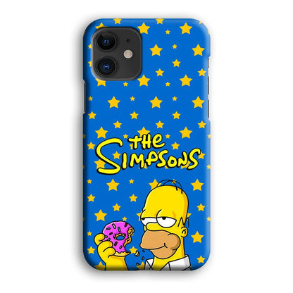 The Simpson Feel Good with Donut iPhone 12 Case-Oxvistore