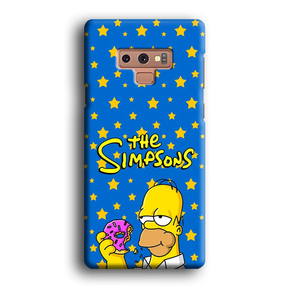 The Simpson Feel Good with Donut Samsung Galaxy Note 9 Case-Oxvistore