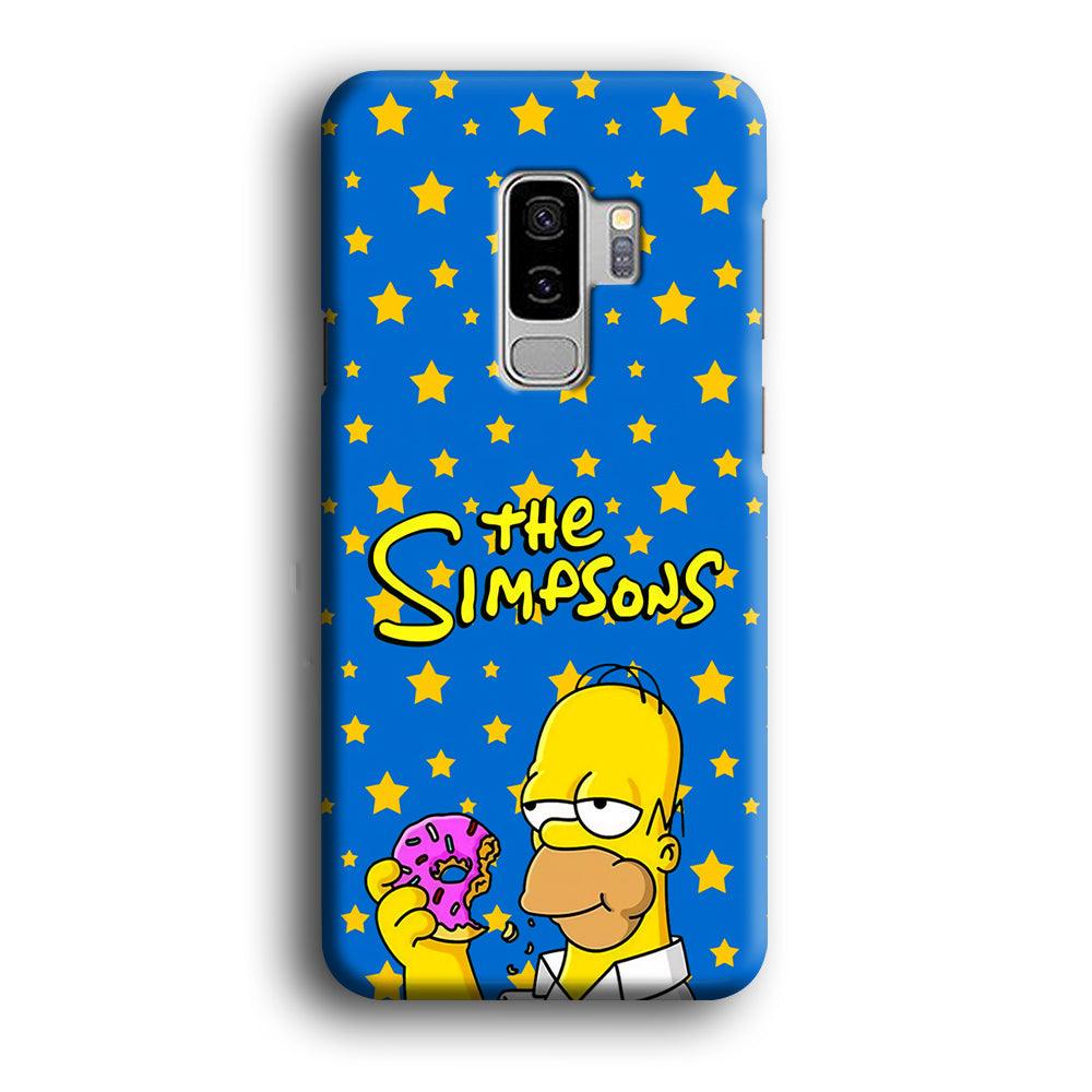 The Simpson Feel Good with Donut Samsung Galaxy S9 Plus Case-Oxvistore