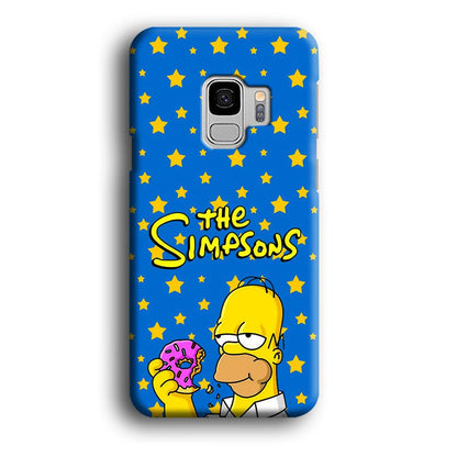 The Simpson Feel Good with Donut Samsung Galaxy S9 Case-Oxvistore