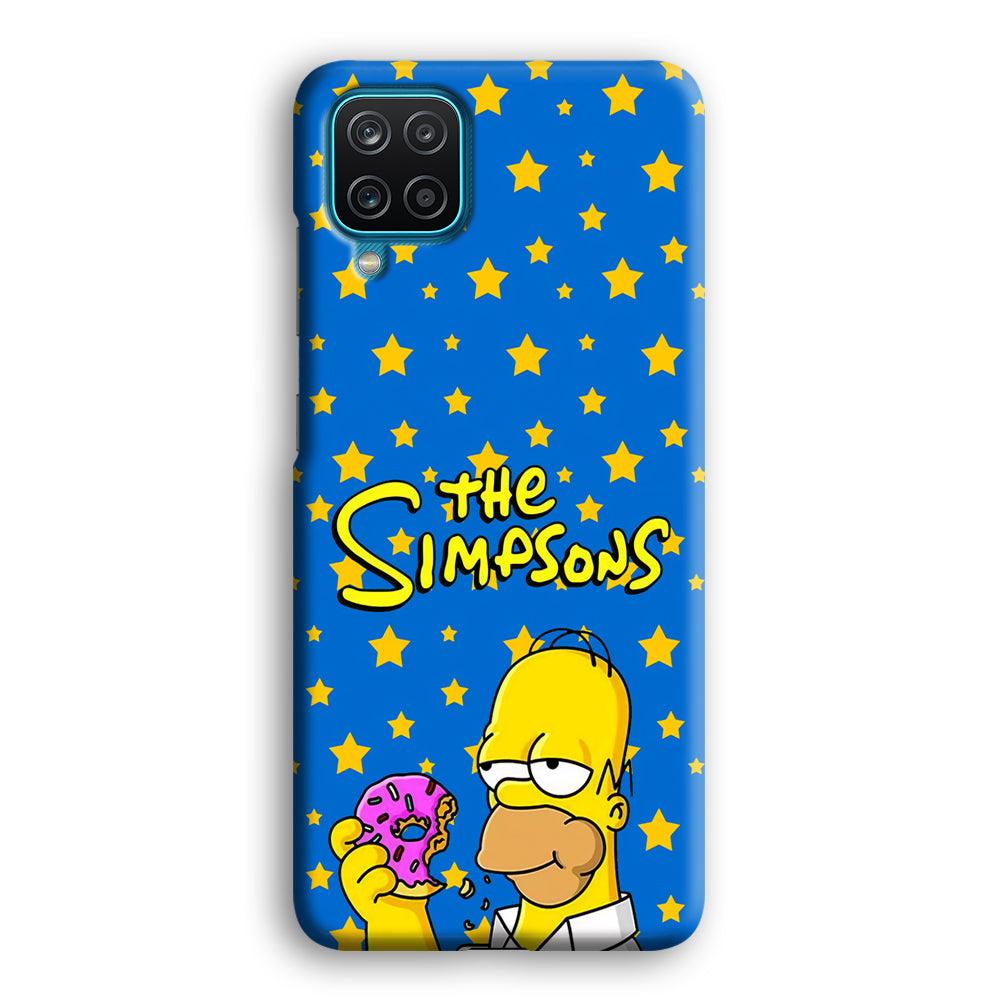 The Simpson Feel Good with Donut Samsung Galaxy A12 Case-Oxvistore