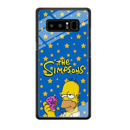 The Simpson Feel Good with Donut Samsung Galaxy Note 8 Case-Oxvistore