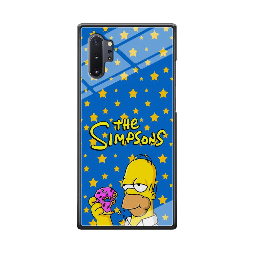 The Simpson Feel Good with Donut Samsung Galaxy Note 10 Plus Case-Oxvistore