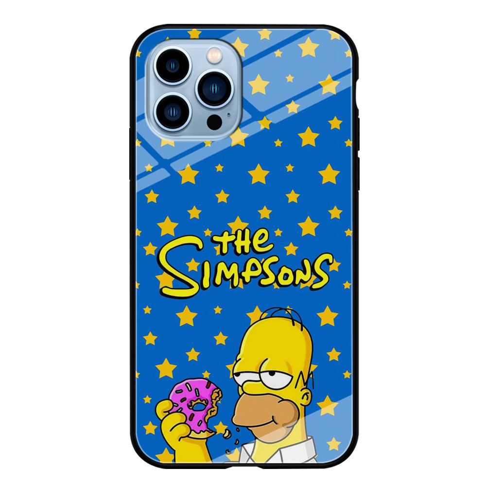 The Simpson Feel Good with Donut iPhone 15 Pro Case-Oxvistore