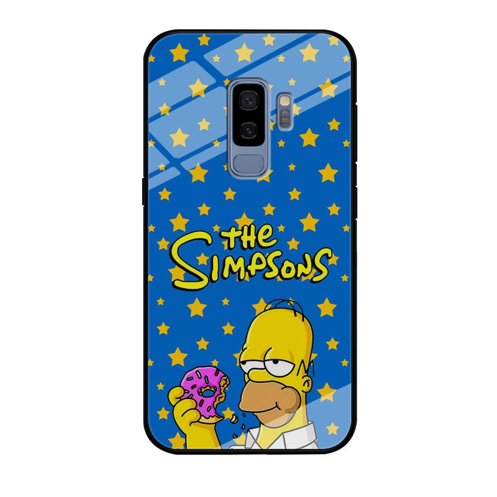 The Simpson Feel Good with Donut Samsung Galaxy S9 Plus Case-Oxvistore