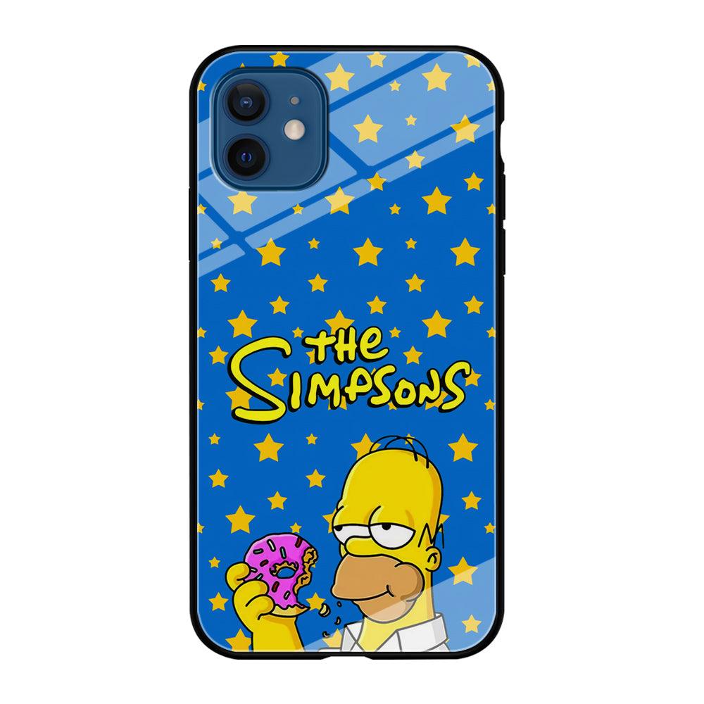 The Simpson Feel Good with Donut iPhone 12 Case-Oxvistore