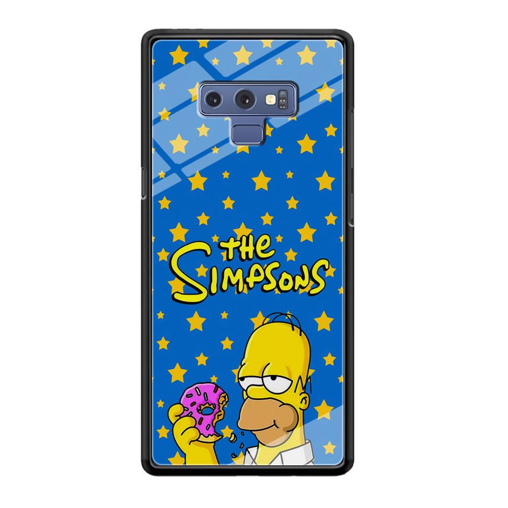 The Simpson Feel Good with Donut Samsung Galaxy Note 9 Case-Oxvistore