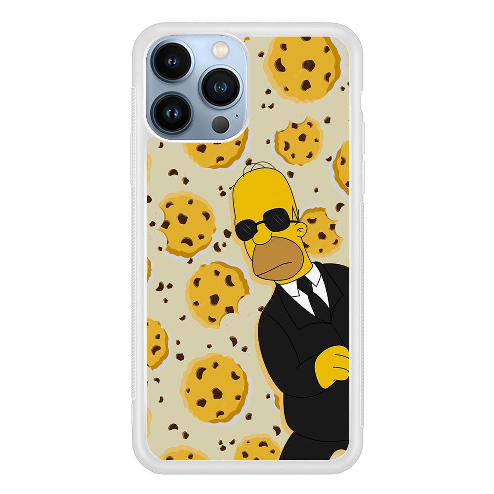 The Simpson Homer Cookies Seeker iPhone 15 Pro Case-Oxvistore