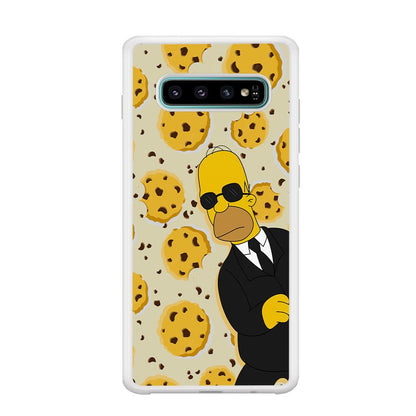 The Simpson Homer Cookies Seeker Samsung Galaxy S10 Plus Case-Oxvistore