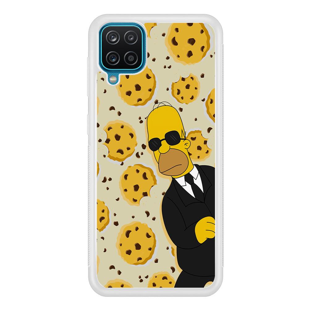 The Simpson Homer Cookies Seeker Samsung Galaxy A12 Case-Oxvistore