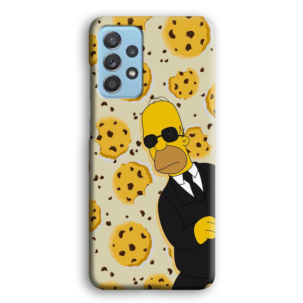 The Simpson Homer Cookies Seeker Samsung Galaxy A52 Case-Oxvistore