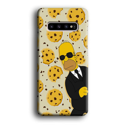 The Simpson Homer Cookies Seeker Samsung Galaxy S10 Case-Oxvistore