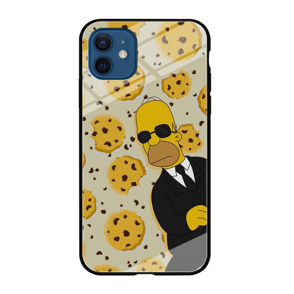 The Simpson Homer Cookies Seeker iPhone 12 Case-Oxvistore