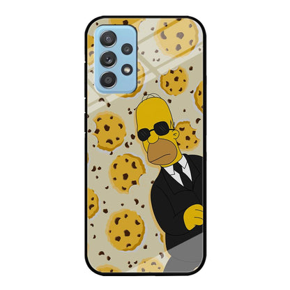 The Simpson Homer Cookies Seeker Samsung Galaxy A72 Case-Oxvistore