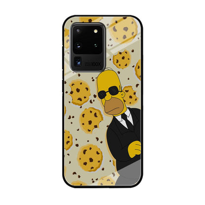 The Simpson Homer Cookies Seeker Samsung Galaxy S20 Ultra Case-Oxvistore