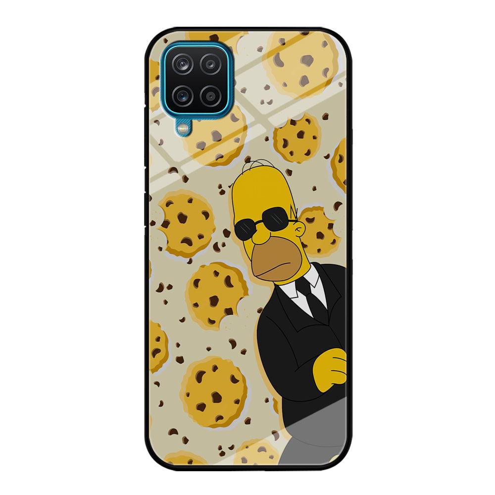 The Simpson Homer Cookies Seeker Samsung Galaxy A12 Case-Oxvistore