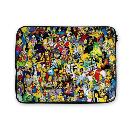 The Simpsons All Characters Laptop Sleeve Protective Cover